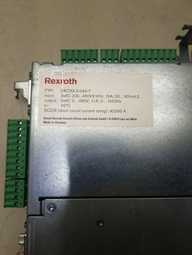Used Rexroth DKCXX.3-040-7, DKC01.3-040-7-FW, FWA-ECODR3-SMT-02VRS-MS