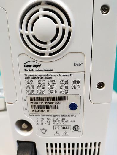 Gebraucht Mindray Datascope Duo Patientenmonitor 