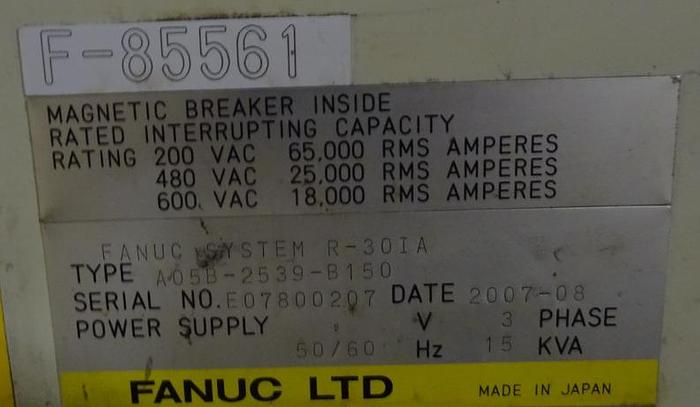 Used FANUC M900iA/260L 6 AXIS CNC ROBOT WITH R30iA CONTROLLER