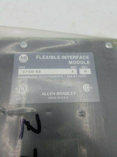 Allen-Bradley 2760-RB Flexible Inerface Module Ser. A Rev. G