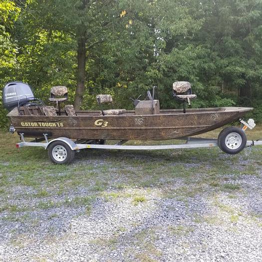 New 2021 G3 18 CCJ Jet Tunnel Hull (Mossy Oak Shadow Grass) ~ SOLD