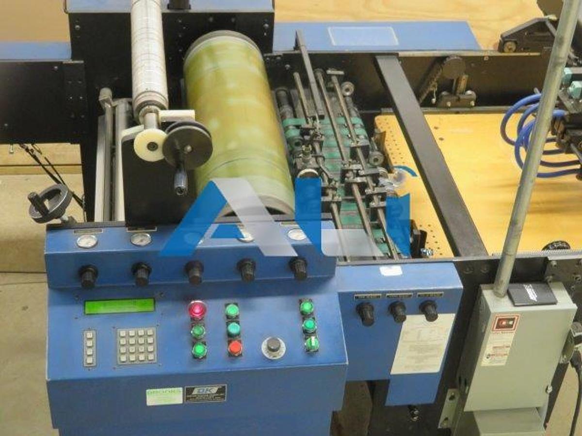 Used D&K 3215 Laminator High Speed Angled Knife Separator