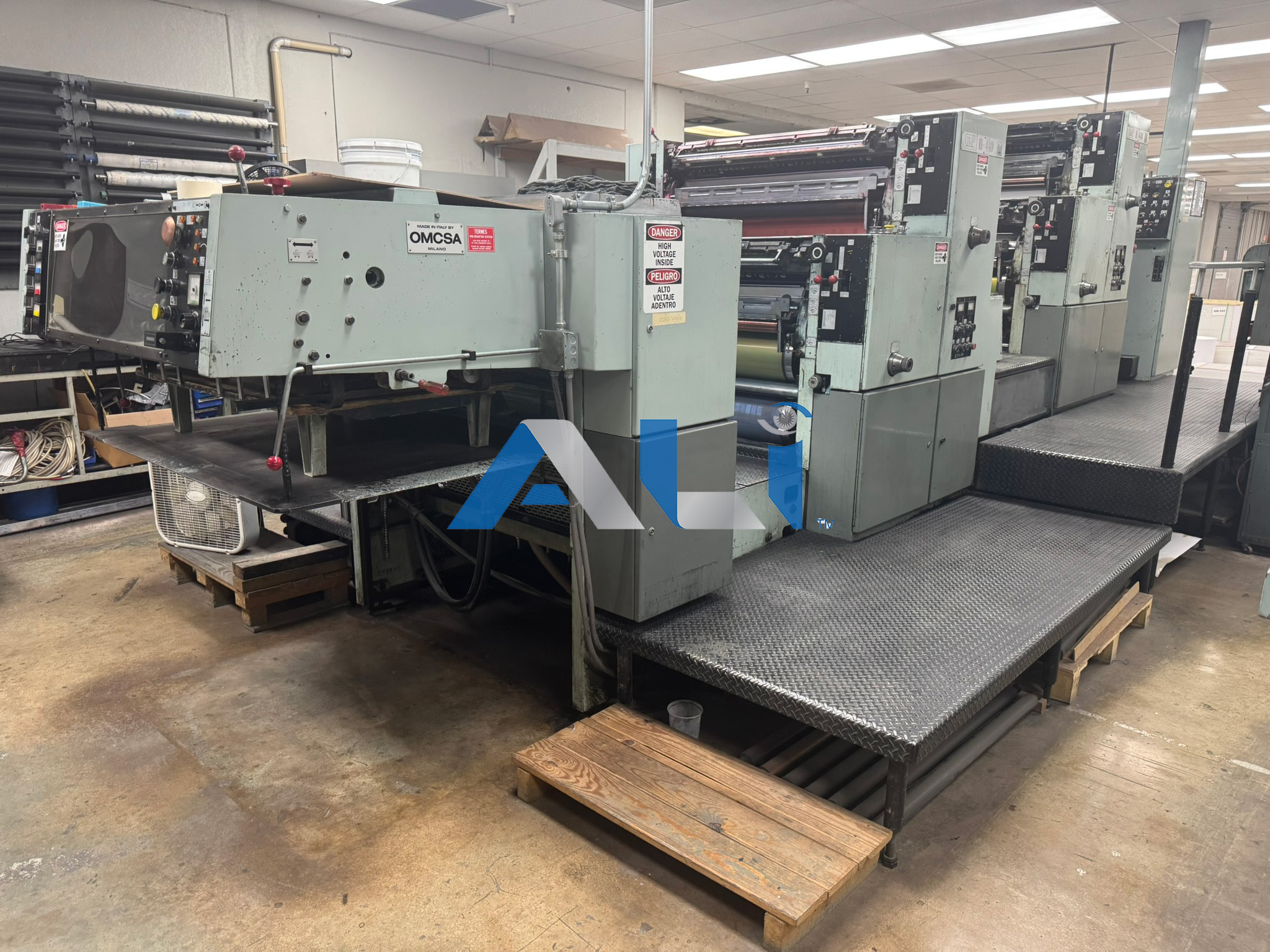 Used 1976 Omsca 440 2 Color Press