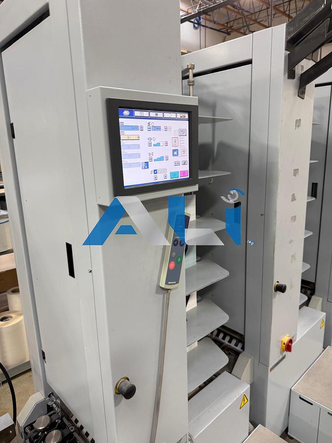 Used 2003 Horizon Stichliner 5 Tower, 3 Knife Saddle Stitcher, collator 9 x 12