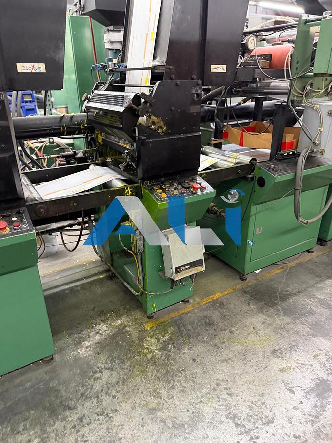 Used 1991 Comco Commander 18 inch Flexo Press 6 Color