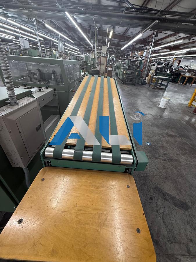 Used 1997 Muller Martini Minuteman 8 Pocket Stitcher with Cover Feeder