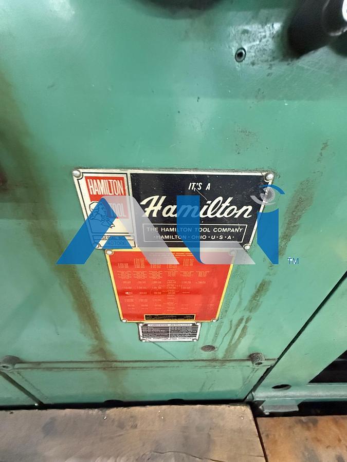 Used Hamilton Hi-Line 6 station continuous collator