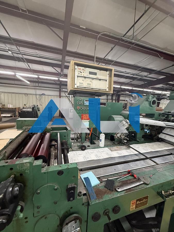 Used Hamilton Hi-Line 6 station continuous collator