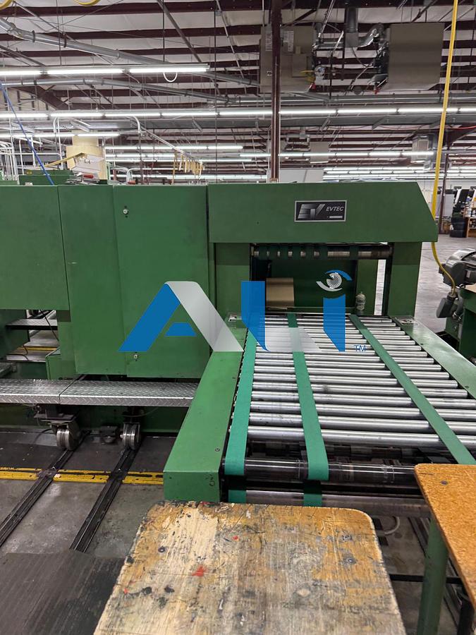Used 1992 RDP 200 Pressure Sealer Press with Interflex Double Coater 6 Color Press (6 color double numbering front & bock) 22” x 20.5” web width