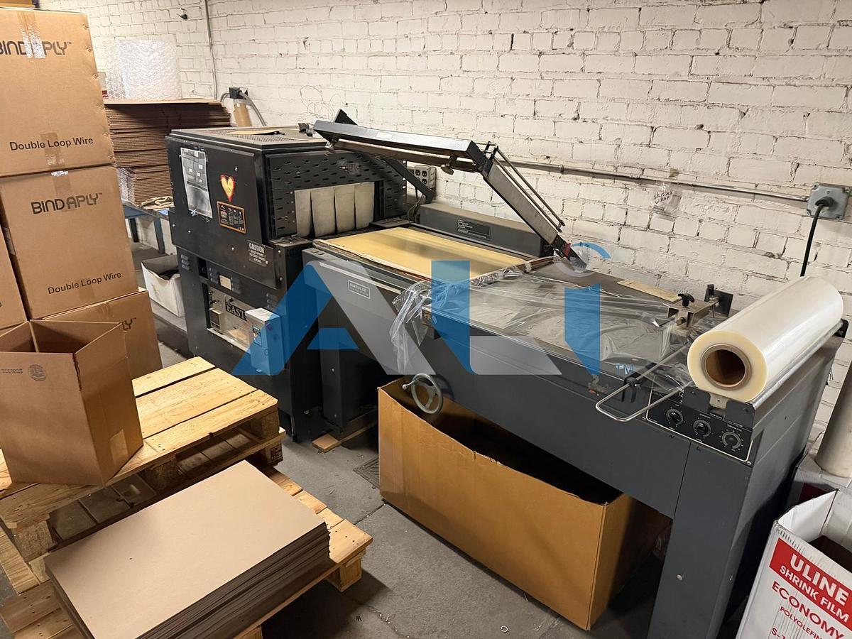Used Eastey EM1622T LBar Sealer and Shrink Tunnel