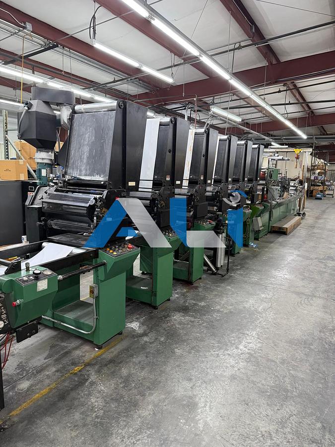 Used 1991 Comco Commander 18 inch Flexo Press 6 Color