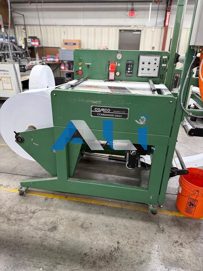 Used 1991 Comco Commander 18 inch Flexo Press 6 Color