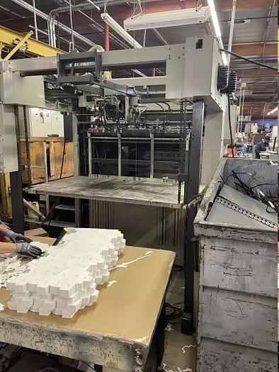 Used 1978 Bobst SP 126 E Autoplaten Die Cutter #105256