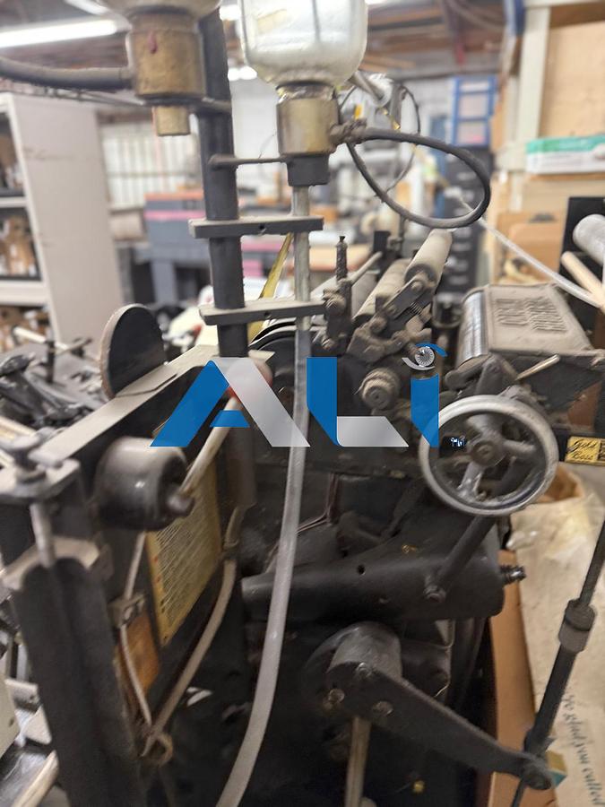 Used Heidelberg Windmill red ball with Foil