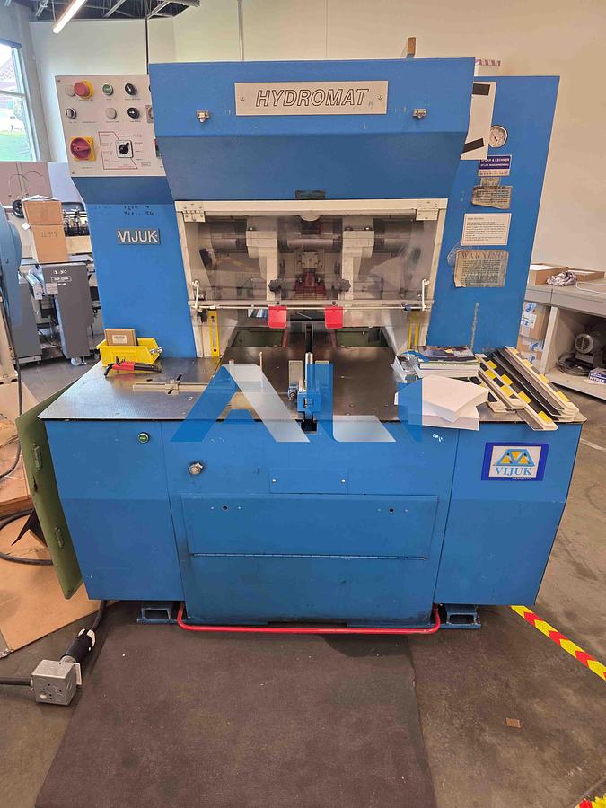 Used 2000 Vijuk Hydromat SLIIIM-900 3 Knife Trimmer