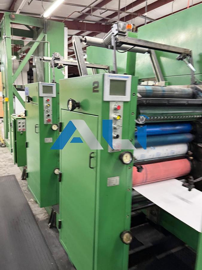 Used RDP 260 10 Color Scratch Off Press 22” x 26 ½” web width