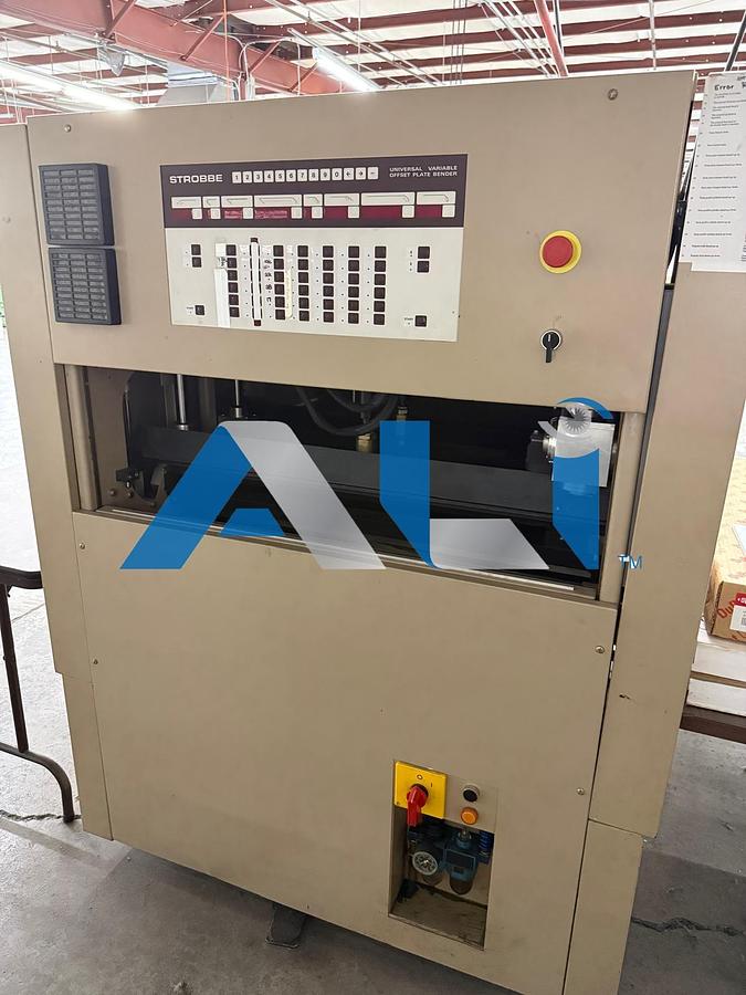 Used Strobbe Universal Offset Plate Bender and Plate Punch