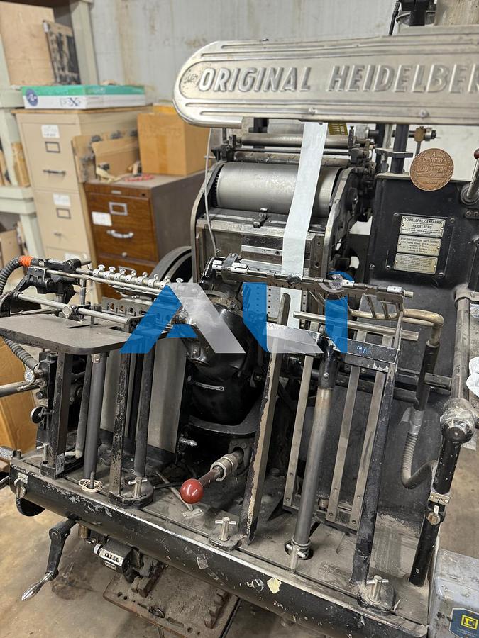 Used Heidelberg Windmill red ball with Foil