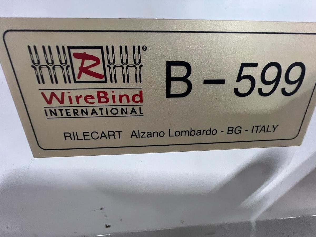Used 2008 Rilecart B5999 book binding machine