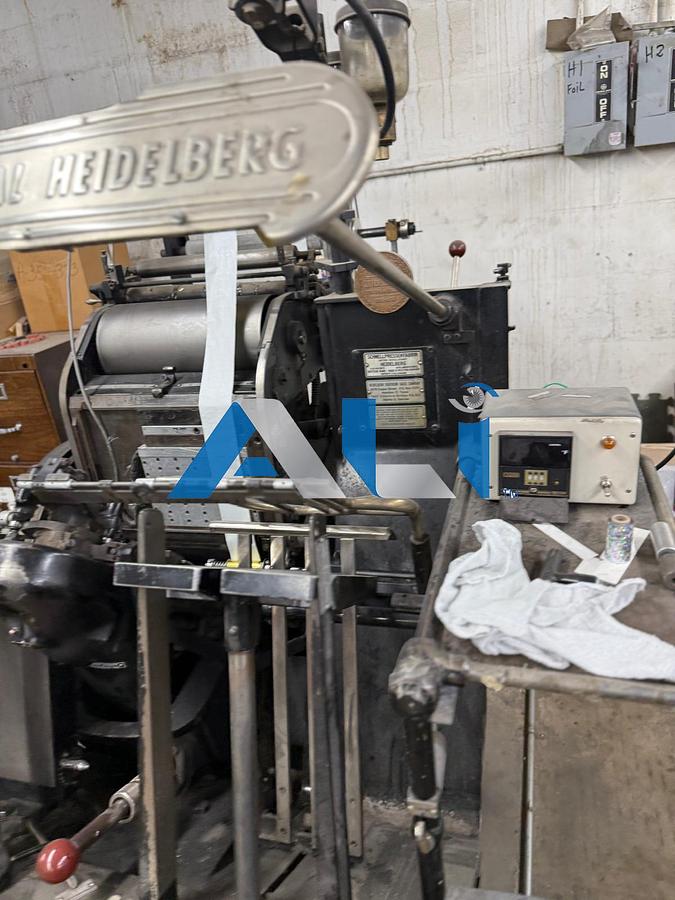 Used Heidelberg Windmill red ball with Foil