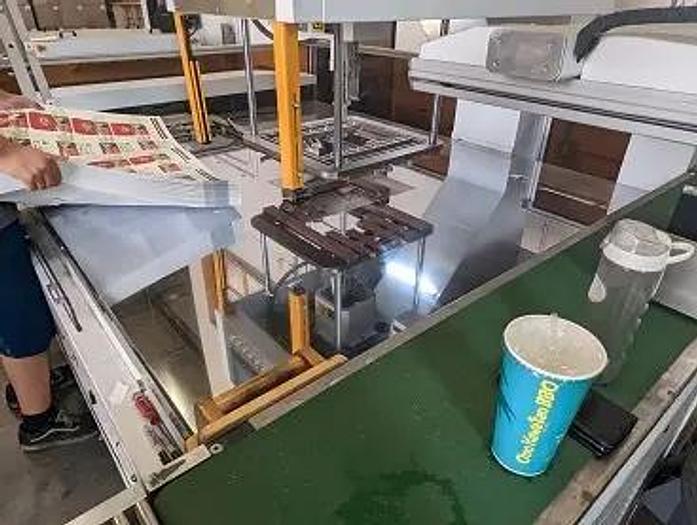 Used Letich SM 1080 TR Auto Blanking Machine #105473