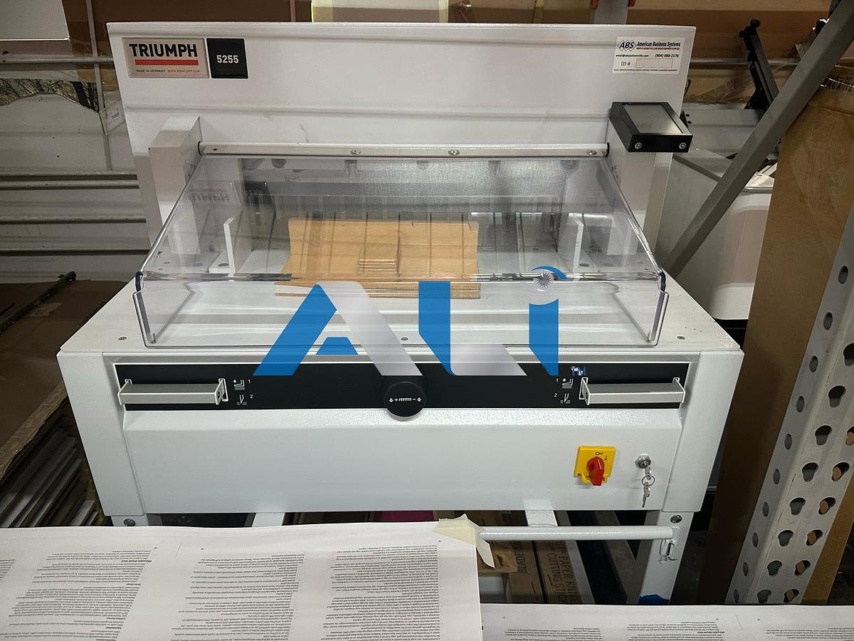 Used Triumph 5255 Paper Cutter