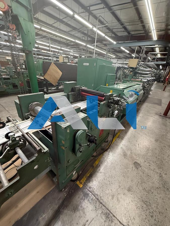 Used Hamilton Hi Line 8 station continuous collator