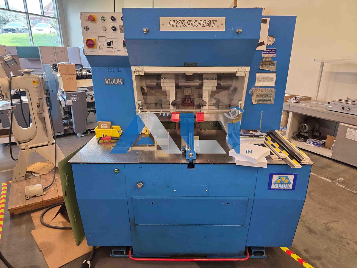 Used 2000 Vijuk Hydromat SLIIIM-900 3 Knife Trimmer