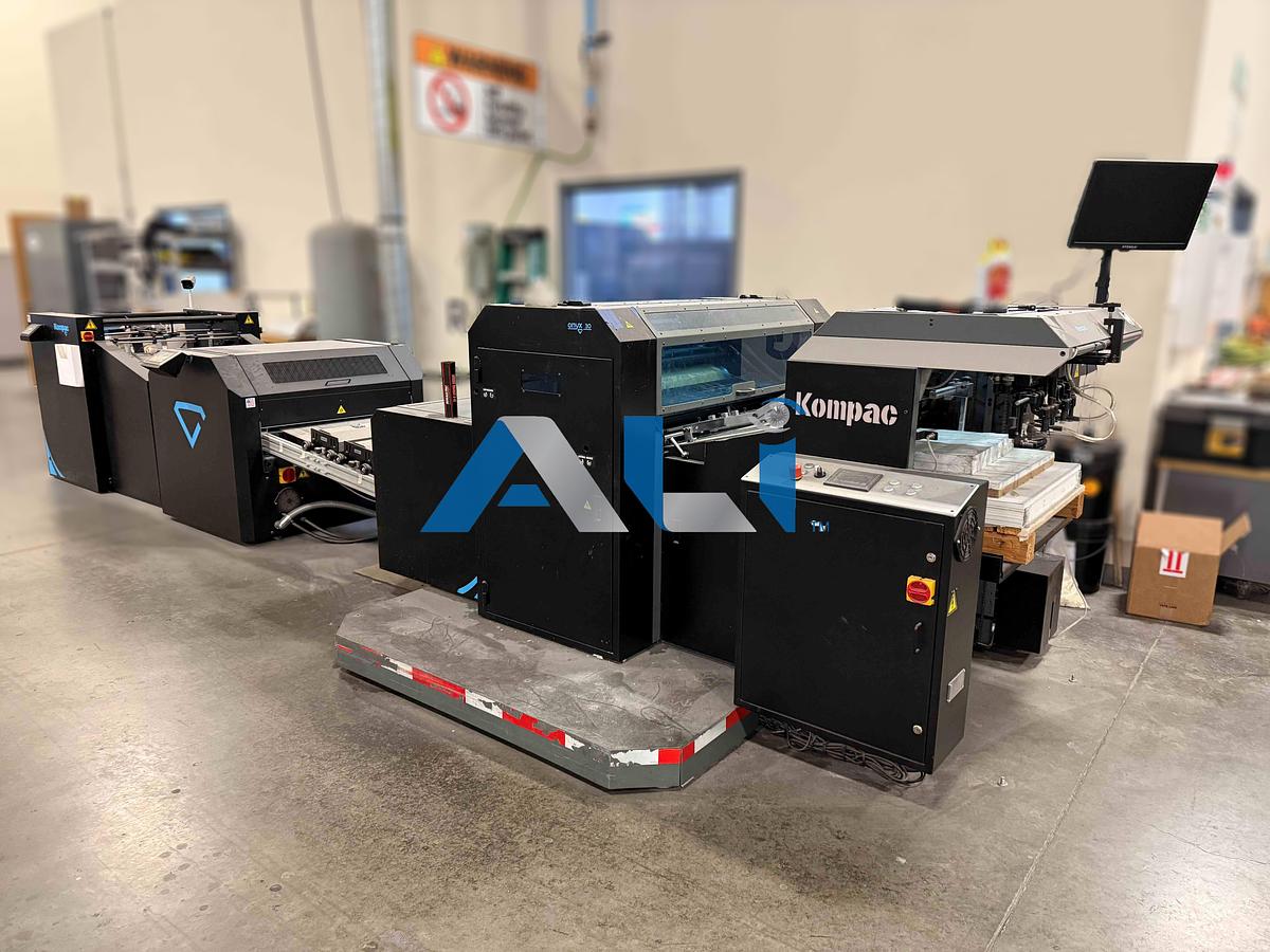 Used 2020 Kompac Onyx 30 Spot and Flood UV Coater