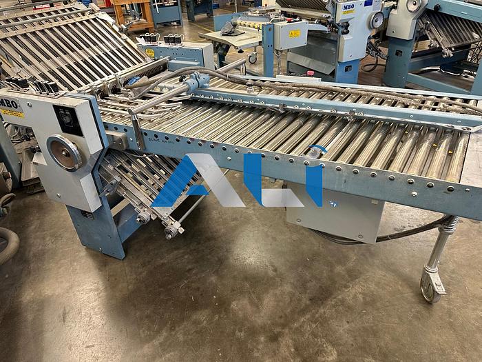 Used 1993 MBO B26 444 with HHS Glue System and main unit has segmented roller