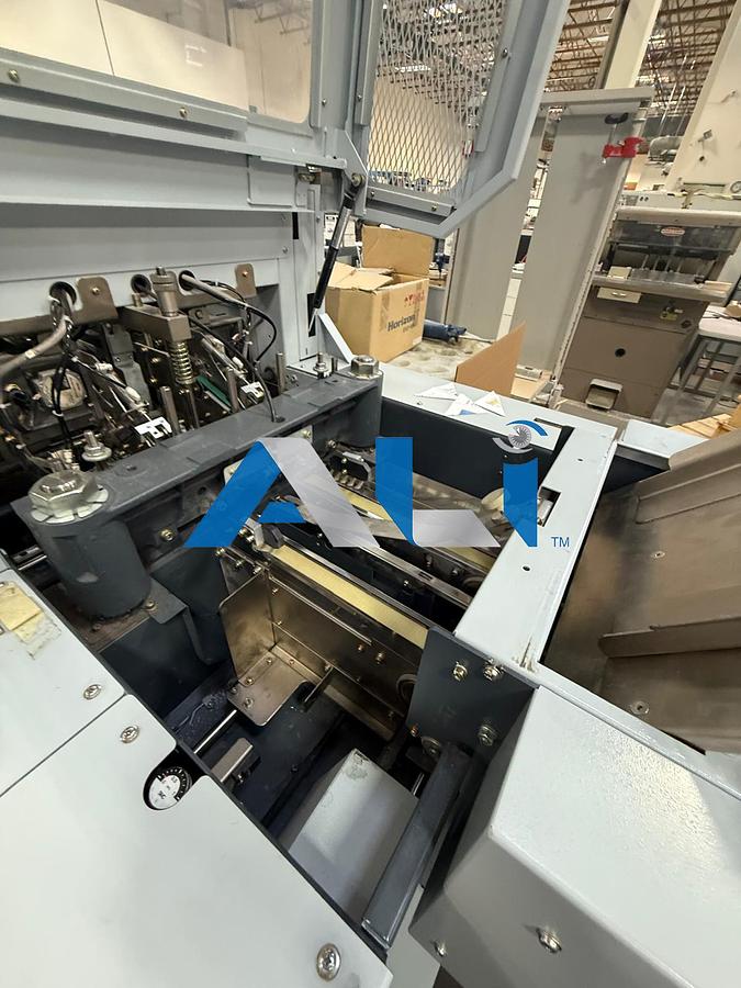 Used 2003 Horizon Stichliner 5 Tower, 3 Knife Saddle Stitcher, collator 9 x 12