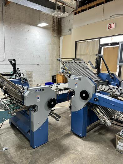 Used MBO T765 Automated 444 Continuous Feed Paper Folder