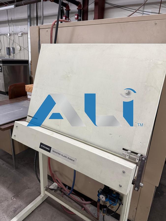 Used Strobbe Universal Offset Plate Bender and Plate Punch