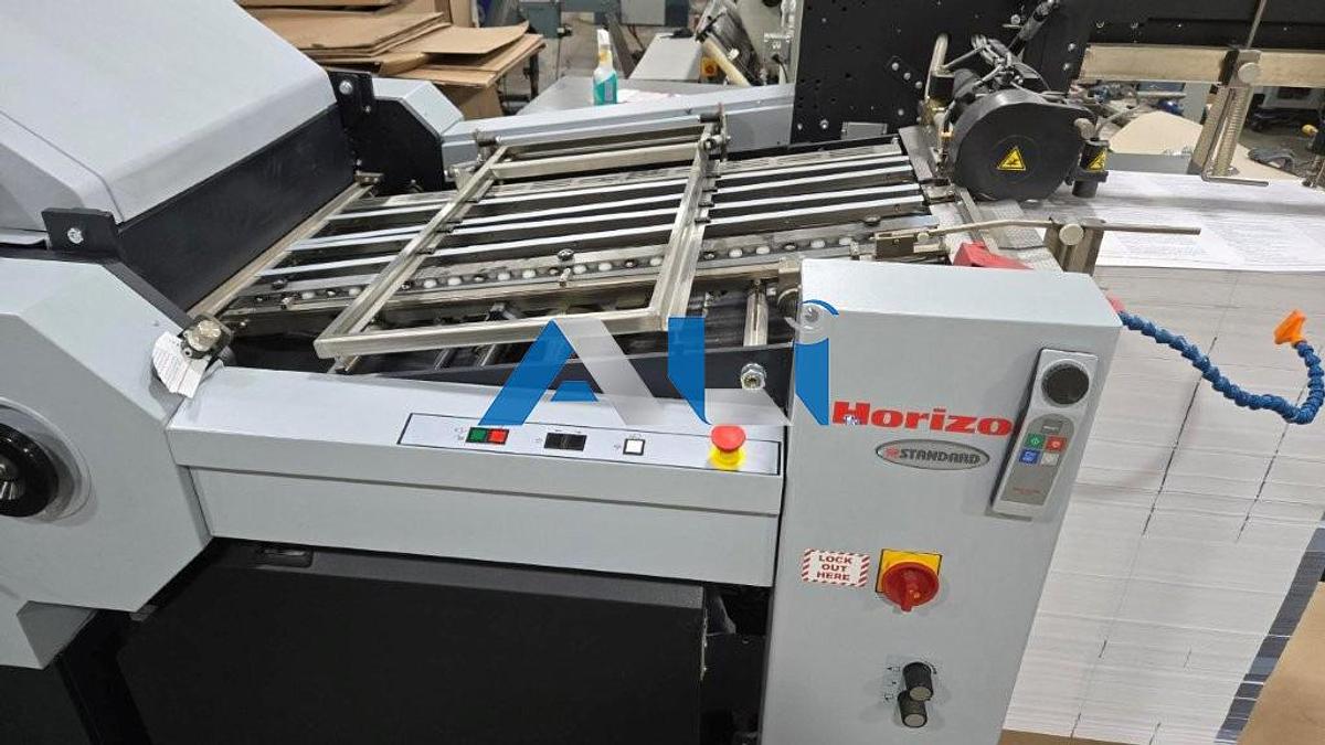 Used 2019 Horizon AFC-746 Folder with Horizon PF 53 Stacker