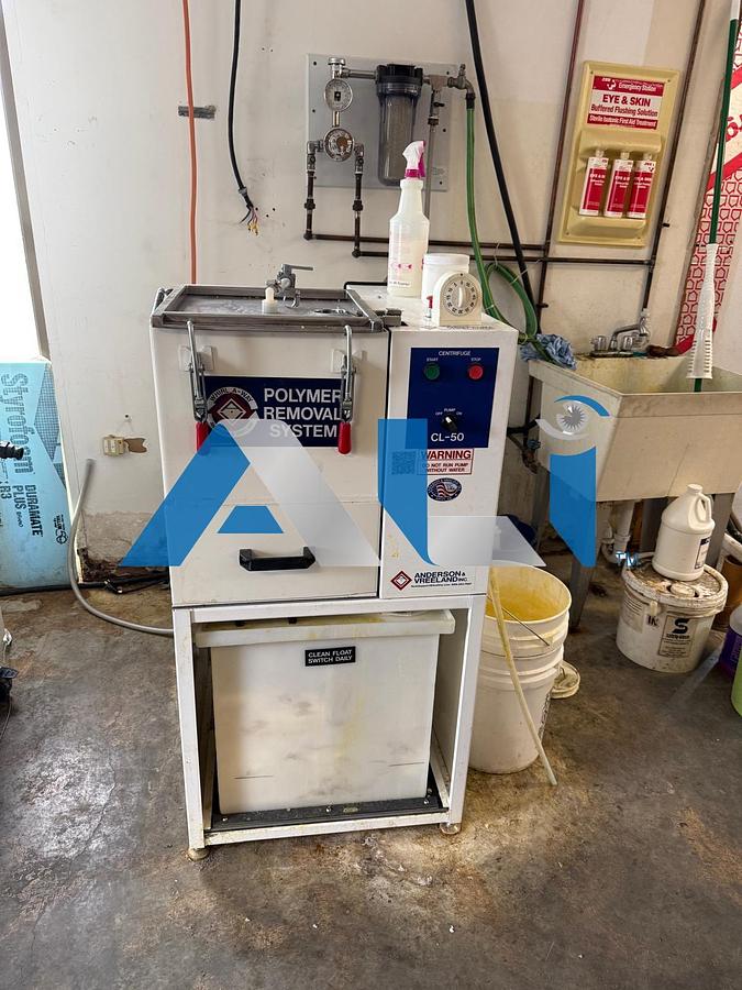 Used Anderson & Vreeland Orbital X CL50 Polymer Removal System