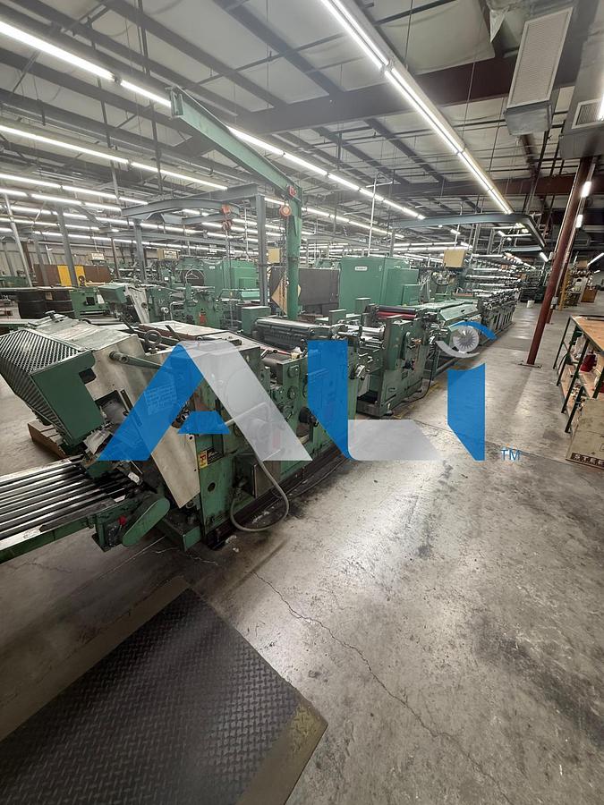 Used Hamilton Hi Line 8 station continuous collator
