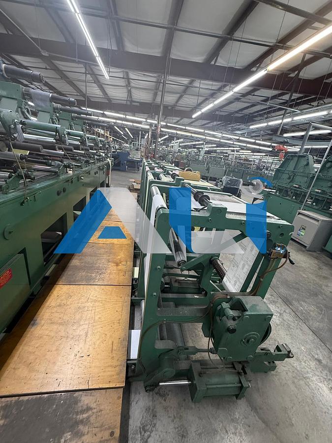 Used Hamilton Hi-Line 6 station continuous collator
