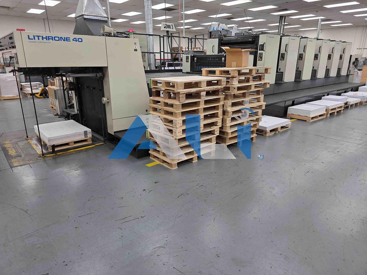 Used 1999 Komori L640 / 6 Color / Coater Extended Delivery