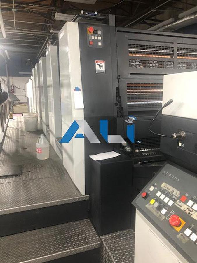 Used 2018 Komori G537, 5 Color, HUV Extended Delivery
