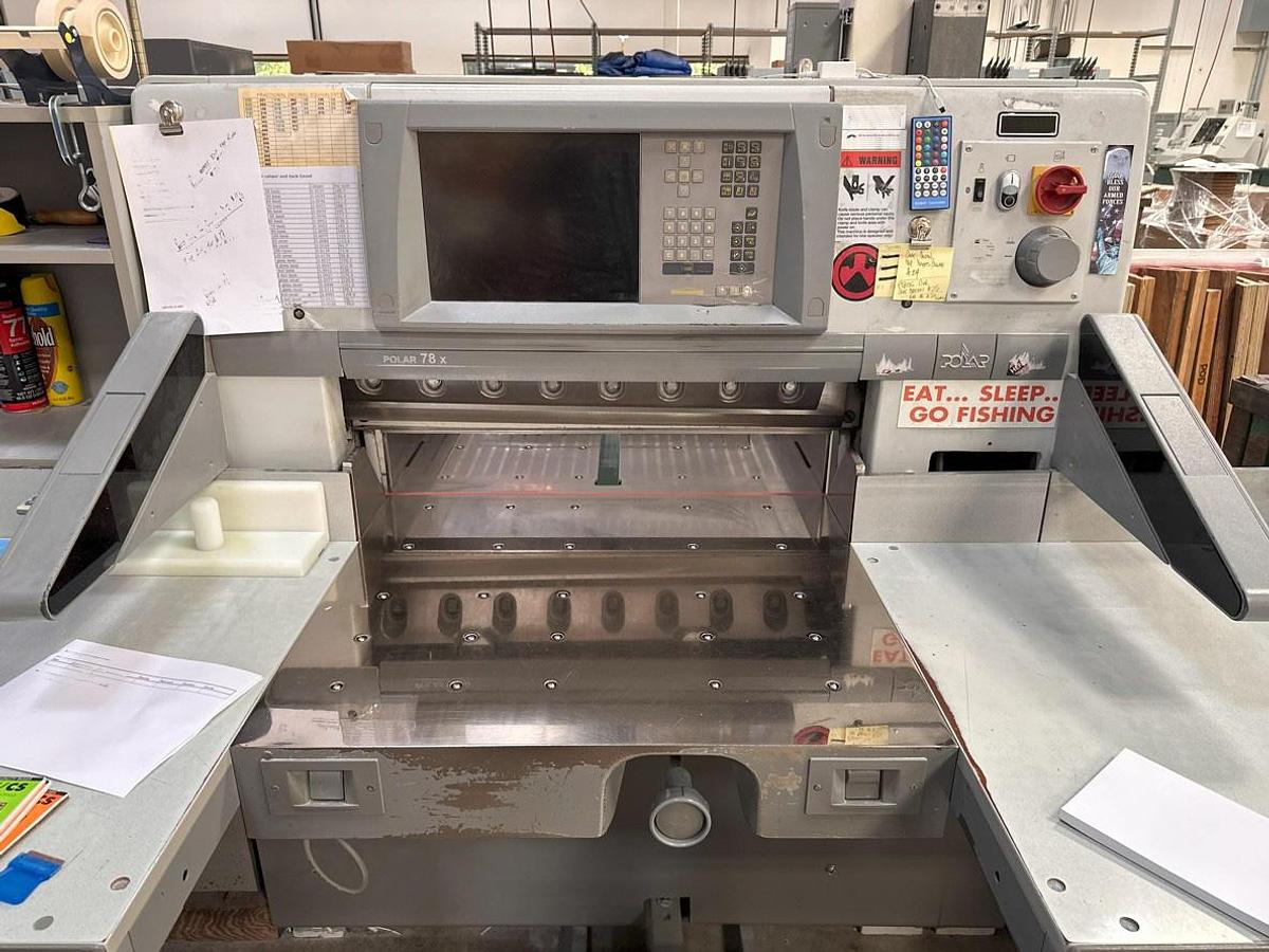 Used 2004 Polar 78X Programmable Paper Cutter