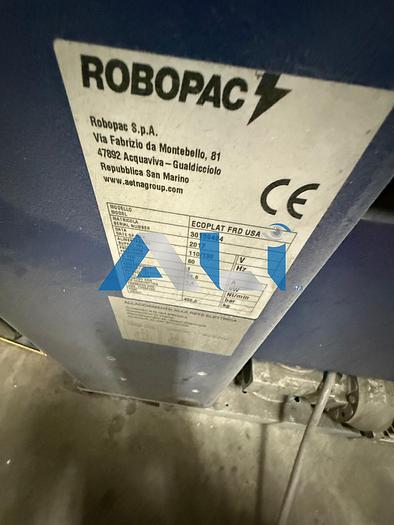 Used 2017 Robopac Pallet Wrapper Model Ecoplat Skid Wrapper