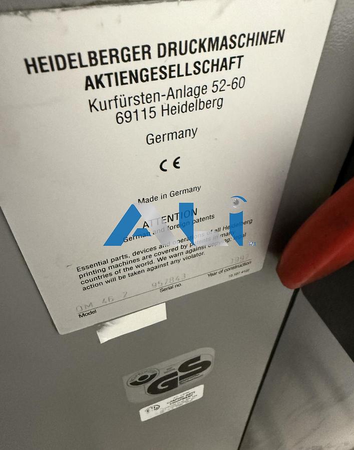 Used 1997 Heidelberg QM 46 2 Color Press