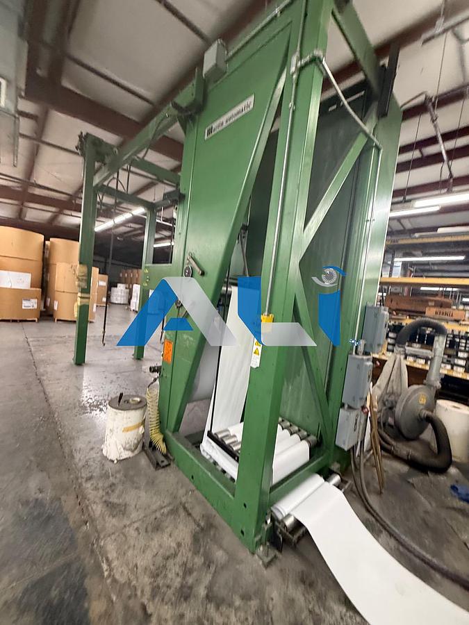 Used 1992 RDP 200 Pressure Sealer Press with Interflex Double Coater 6 Color Press (6 color double numbering front & bock) 22” x 20.5” web width