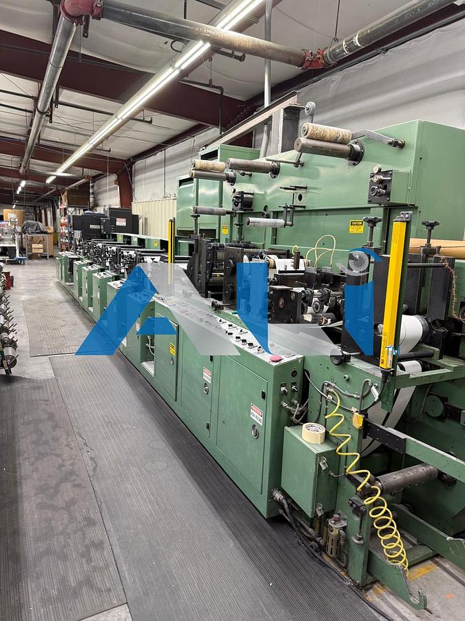 Used Egan Flexo 4 Color 10.5” Press