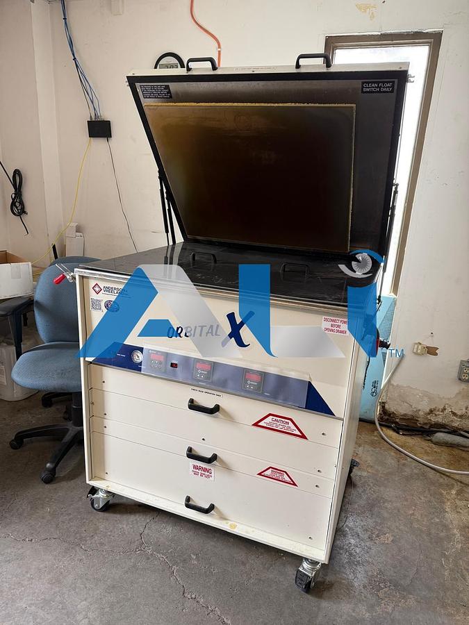 Used Anderson & Vreeland Orbital X CL50 Polymer Removal System