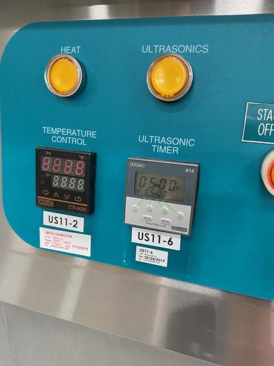 Used Crest Ultrasonics 4-Bath Station Ultrasonic Clean Line OC4-1218-HE