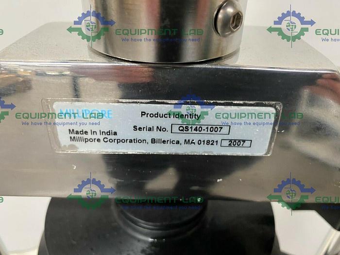 Used Millipore QuikScale 8.2 Liter Acrylic Chromatography Column on Wheels