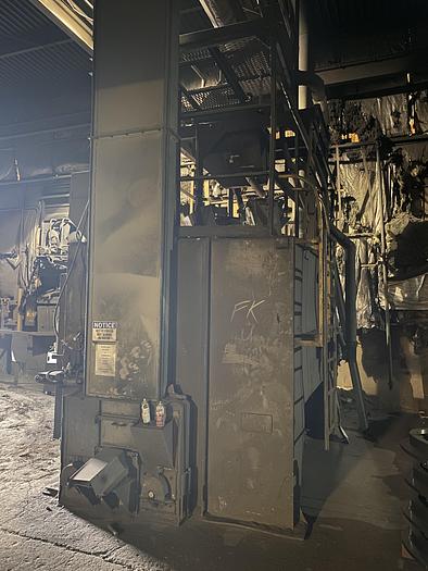 Used WHEELABRATOR 96" SWING TABLE SHOT BLAST