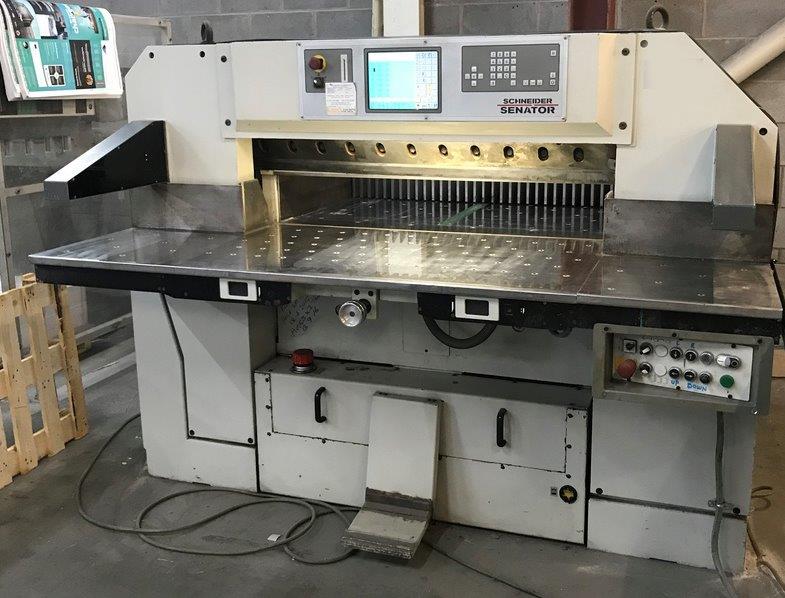 Used SCHNEIDER SENATOR 115 H Model TC highspeed cutter 2005