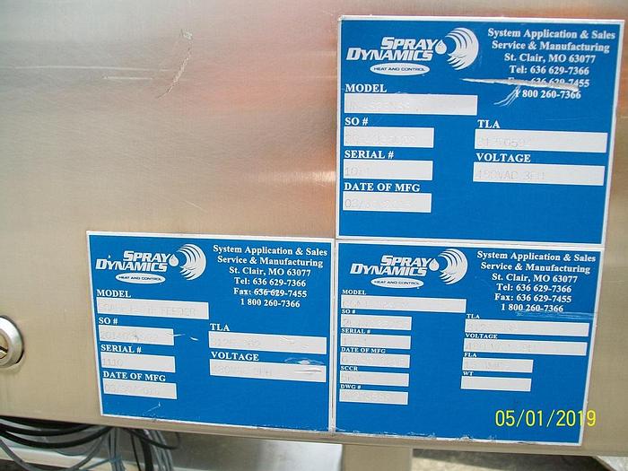 Used Spray Dynamics Scarf Plate Distributor